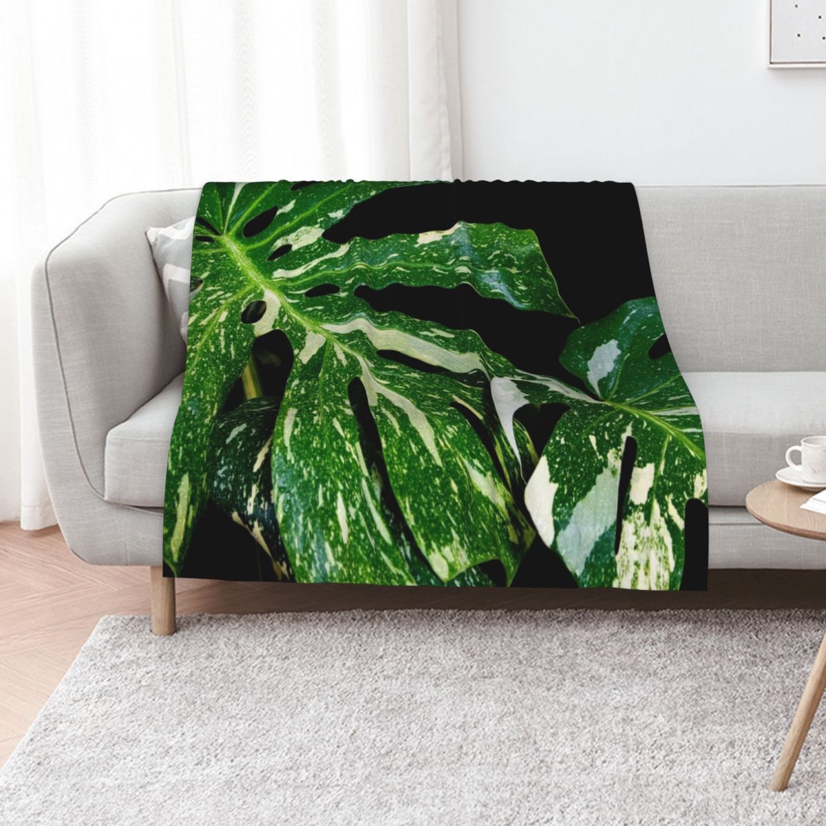 ผ้าห่มลายมอนสเตอร่า กลุ่มดาวไท - Monstera Thai Constellation บทวิจารณ์และราคา
